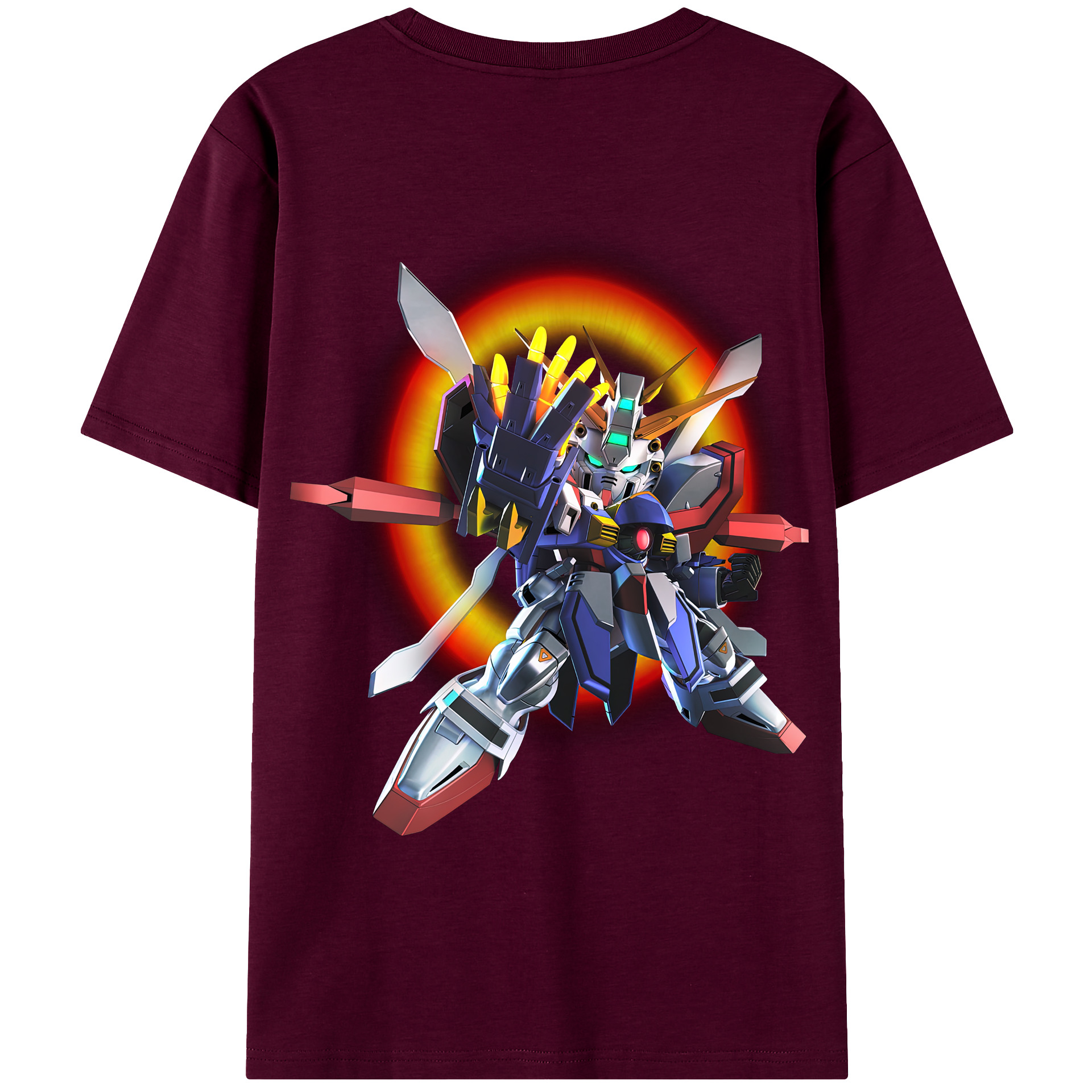 （画像用） 機動戦士ガンダム Mobile Suit Gundam レディース半袖Tシャツ(バックプリント)